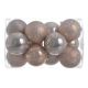 model 3 - Glob plastic 8 cm color pentru decoratiuni craciun set 12 buc