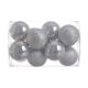 model 4 - Glob plastic 8 cm color pentru decoratiuni craciun set 12 buc