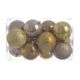 model 6 - Glob plastic 8 cm color pentru decoratiuni craciun set 12 buc