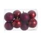 model 5 - Glob plastic 8 cm color pentru decoratiuni craciun set 12 buc