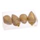 model 1 - Glob plastic tip con pentru decoratiuni Craciun set 4 buc
