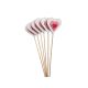 model 2 - Inimioare lemn+bat pentru aranjamente florale set 6 buc