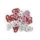 model 2 - Inimioare lemn color pentru aranjamente florale set 24 buc