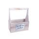 model 1 - Ladita lemn natur pentru aranjamente florale