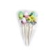 model 1 - Oua decorative color+bat pentru aranjamente florale set 6 buc
