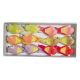 model 1 - Pasari pene color pentru aranjamente florale set 12 buc