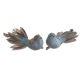 model 3 - Pasari pene color pentru aranjamente florale set 2 buc