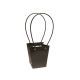 negru - Posete hartie pentru flori set 10 buc