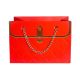 rosu - Poseta hartie color+maner lant set 10 buc - 1.90 LEI/buc