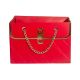 rosu inchis - Poseta hartie color+maner lant set 10 buc - 1.90 LEI/buc