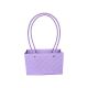 lila - Poseta model embosat pentru aranjamente florale set 10 buc