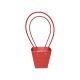 rosu - Poseta model embosat pentru aranjamente florale set 10 buc