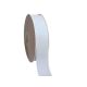 alb - Rola catifea color+sclipici 2,5 cm pentru aranjamente florale