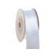 alb - Rola satin 2,5 cm pentru aranjamente florale