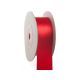 rosu - Rola satin 2,5 cm pentru aranjamente florale