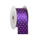 mov inchis - Rola satin+buline pentru aranjamente florale