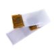 alb - Panglici funerare material textil pentru aranjamente florale set 10 buc