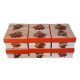 model 5 - Cutii dreptunghiulare pentru flori set 12 buc