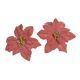 model 1 - Craciunite clips color set 2 buc pentru aranjamente florale