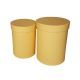 crem - Cutie cilindru pentru flori set 2 buc