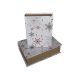 model 5 - Cutii tip carte pentru flori set 2 buc