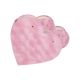 model 2 - Cutii tip inima catifea color pentru flori set 2 buc