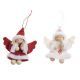 model 1 - Papusi material textil color pentru decoratiuni florale set 2 buc