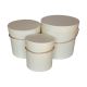 crem - Cutii cilindru color pentru aranjamente florale set 3 buc