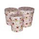 Cutii Cilindru Pentru Flori Set 3 Buc
