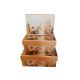 model 2 - Cutii dreptunghiulare pentru aranjamente florale set 3 buc