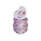model 6 - Cutii tip inima pentru flori set 3 buc