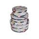 model 18 - Cutii rotunde pentru flori set 3 buc