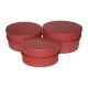 model 3 - Cutii rotunde pentru flori set 3 buc
