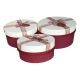 model 3 - Cutii rotunde pentru flori set 3 buc