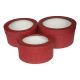 model 1 - Cutii rotunde+capac transparent pentru flori set 3 buc