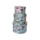 Cutii Rotunde Model Floral Pentru Aranjamente Florale Set 3 Buc