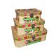 model 1 - Cutii tip geamantan model craciun pentru aranjamente florale set 3 buc