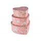 model 2 - Cutii tip inima pentru flori set 3 buc