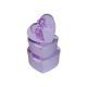 Cutii Tip Inima Pentru Flori Set 3 Buc
