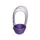 model 1 - Cos bambus color pentru aranjamente florale set 5 buc