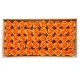 portocaliu - Trandafiri sapun pentru aranjamente florale set 50 buc