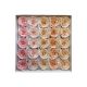 mix2 - Trandafiri sapun 6 cm pentru aranjamente florale set 25 buc