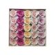 mix 3 - Trandafiri sapun 6 cm pentru aranjamente florale set 25 buc