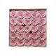 roz - Trandafiri sapun 6 cm pentru aranjamente florale set 25 buc