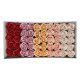 mix 4 - Trandafiri sapun mix color pentru aranjamente florale set 50 buc