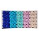 mix 5 - Trandafiri sapun mix color pentru aranjamente florale set 50 buc