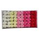 mix 6 - Trandafiri sapun mix color pentru aranjamente florale set 50 buc