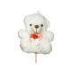 model 3 - Ursulet plus+bat pentru decoratiuni florale
