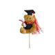 model 2 - Ursulet plus+toca+bat pentru decoratiuni florale