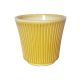galben - Vas ceramica 12x11 cm pentru aranjamente florale